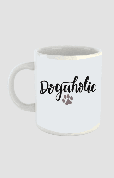 Dogaholic White Coffee Mug