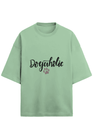 Dogaholic Unisex Terry Oversized Tee